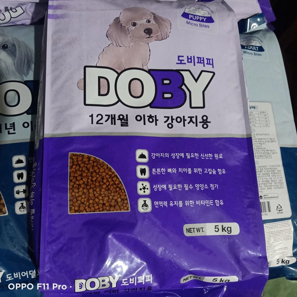 Thức ăn cho chó con DoBy PUPPY Hàn Quốc 5kg SIÊU TIẾT KIỆM