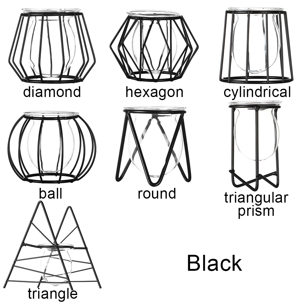 Chậu trồng cây chất liệu sắt phong cách Bắc Âu trang trí bàn độc đáo