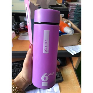 Bình giữ nhiệt lõi thuỷ tinh 6UP 450ml