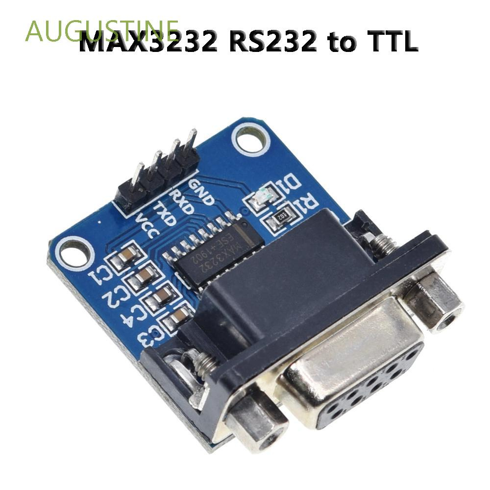 AUGUSTINE NXP Serial port Module STC RS232 To TTL Modules Connector STM32 Board TX RX VCC GND Chip NEC MAX3232/Multicolor