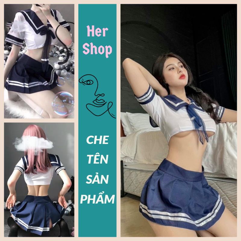 Cosplay nữ sinh sexy Nhật Bản - bộ đồ ngủ hoá trang anime
