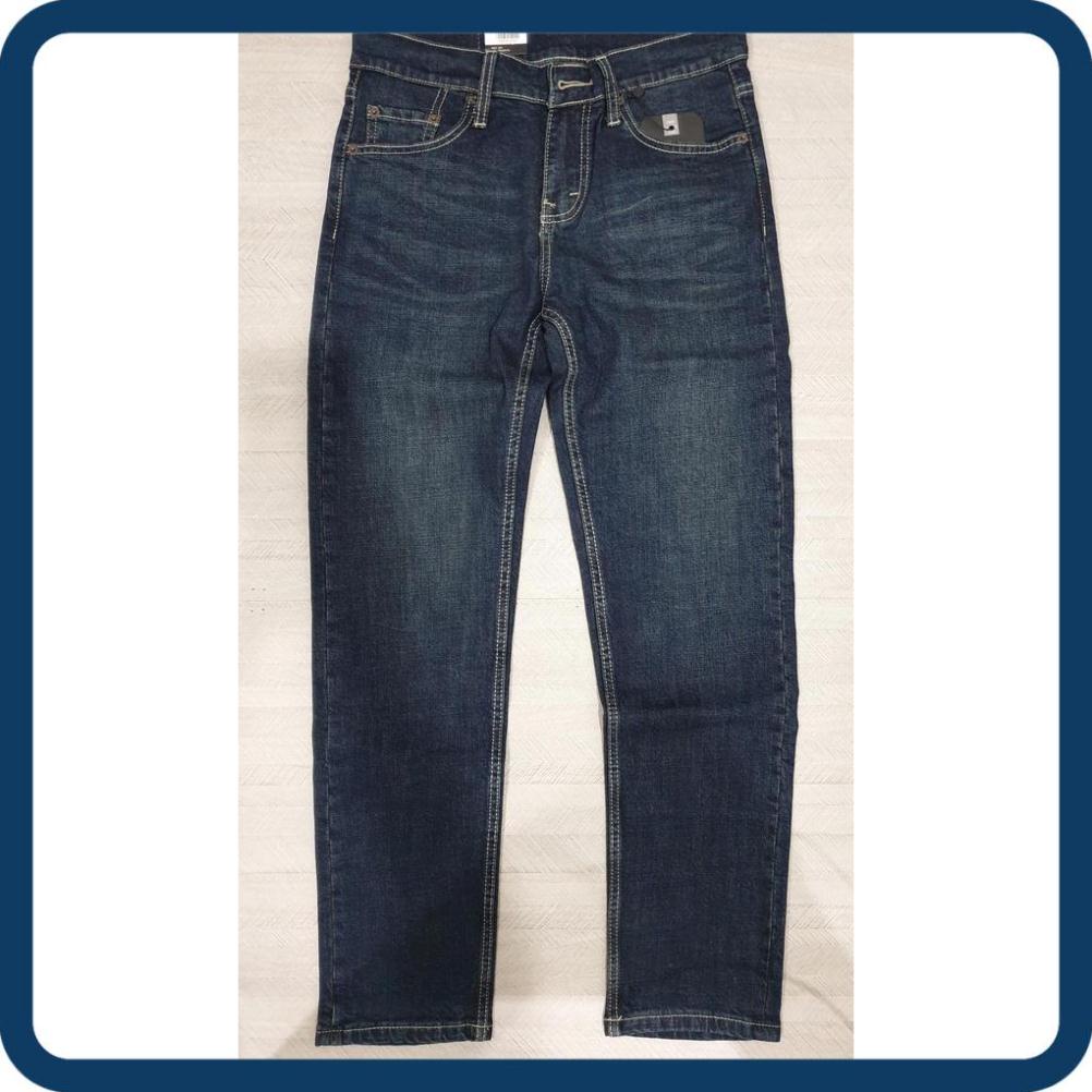 SALE GIÁ VỐN Quần Jean Nam Đẹp LE511 Vải Không Phai Co Giãn Xanh Rêu dáng Slimfit