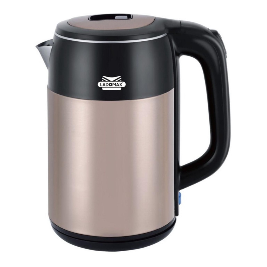 Bình đun siêu tốc, ấm siêu tốc đun nước siêu nhanh Inox 2 lớp chống phỏng Ladomax HA-888 2.5L