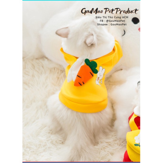 🥕🥕 Áo siêu cute dành cho chó mèo : áo cà rốt 🥕🥕