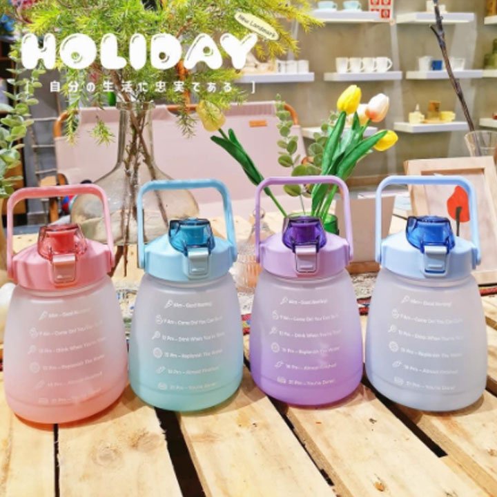 Bình Nước Chia Vạch, Nhắc Giờ Uống Nước Loại 1,2L