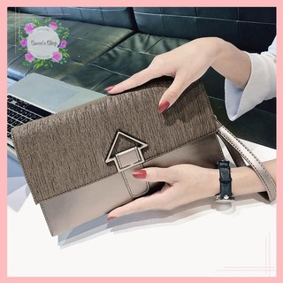 Clutch Nữ 💖FREESHIP💖 Ví Nữ Dài , Clutch Nữ Phong Bì Cầm Tay Dự Tiệc Hàn Quốc Đủ Màu mẫu mới 2020