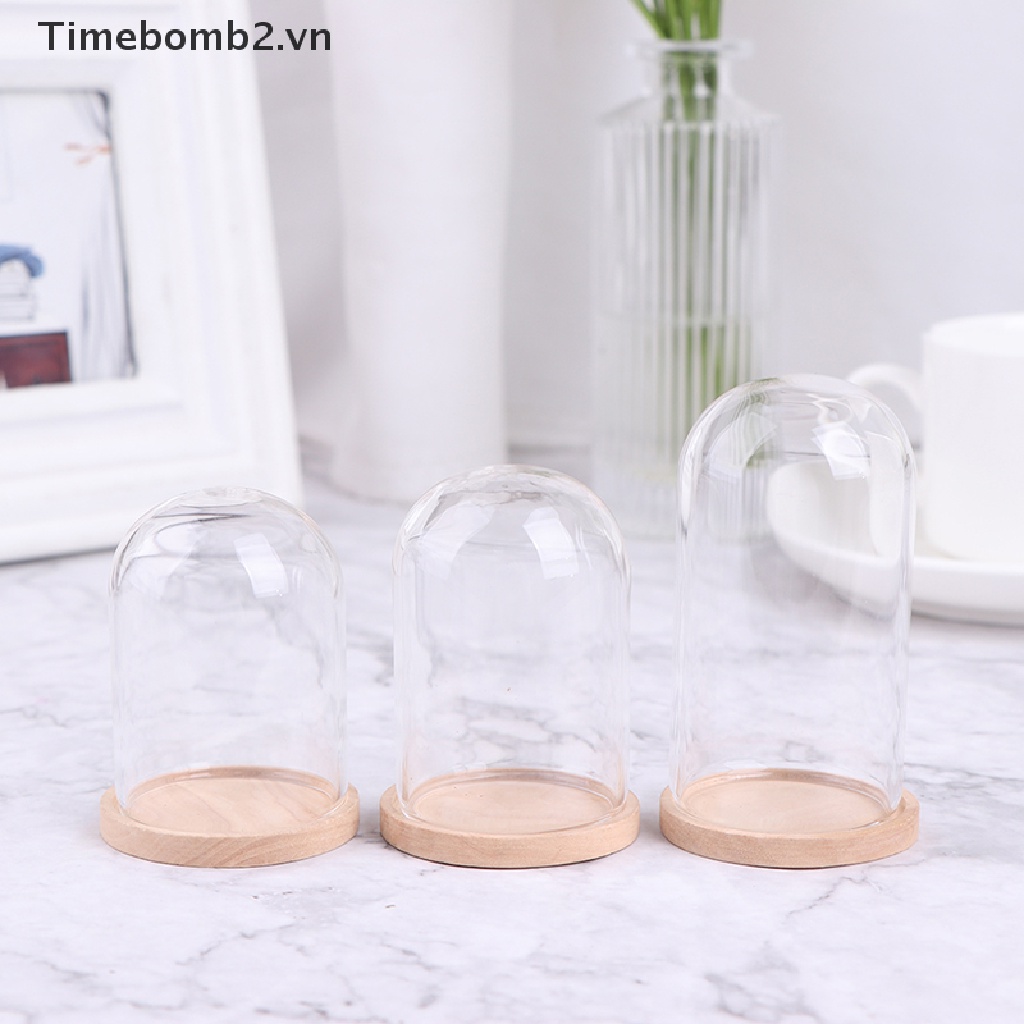 Lồng trưng bày hoa bằng thủy tinh thu nhỏ cho nhà búp bê 1: 12
