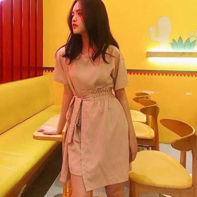 Đầm barbie dress. 2 màu đen- nude