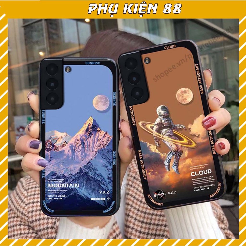 Ốp Samsung S21 / S21 FE / S21 Plus / S21+ hình vũ trụ, mountain, cloud phong cách cá tính