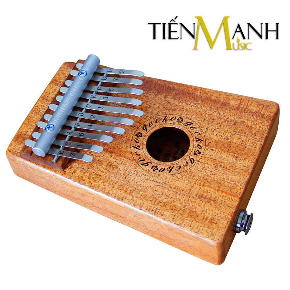 [Rẻ vô địch] Đàn Kalimba Gecko K10MEQ 10 Phím Gỗ Mahogany (Có EQ - 100% Chính hãng nhập khẩu bởi Tiến Mạnh Music)