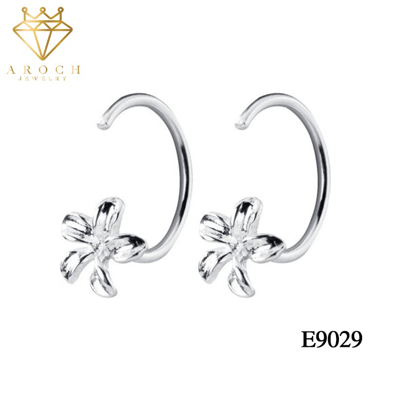 Khuyên tai bạc Ý s925 E9029 - AROCH Jewelry