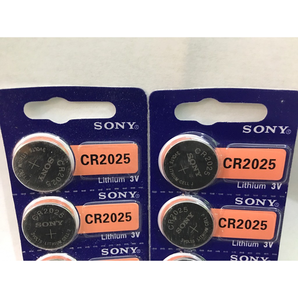 Pin cúc áo Sony 3V CR2032, CR2025, CR2016, CR1632, CR1620 , CR1616, CR1220 – Pin nút Sony lithium 3V