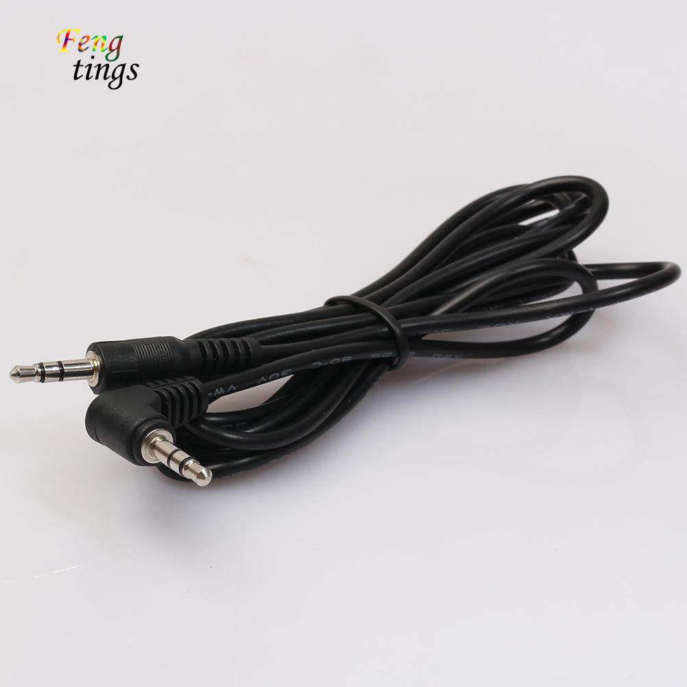 ✌ FT ✌ 3.5mm Right Angle Male to 3.5mm Male Stereo Audio Cable Car Aux Extension Cord