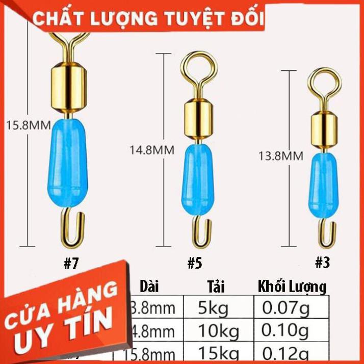 [ XẢ HÀNG ] [Chất Lượng] Khóa Link Mà Ní Câu Cá Chống Xoắn Cao cấp Siêu Tiện Lợi PK-3