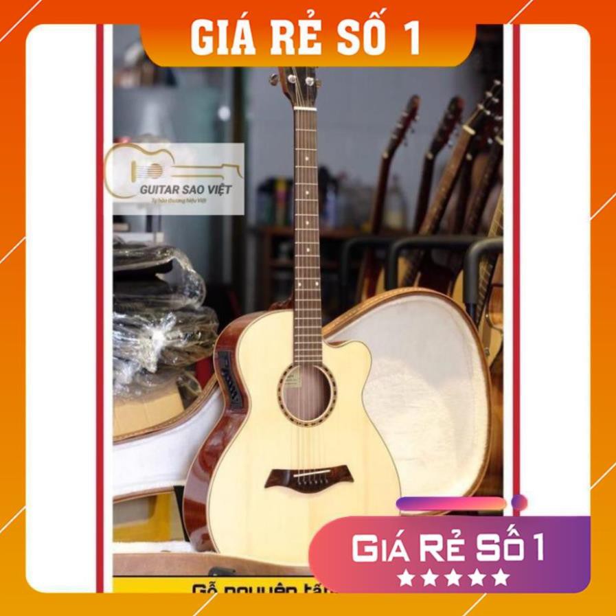 Đàn guitar acoustic full solid có EQ mã Star-02CE (shopmh59)