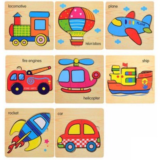 Ghép Hình Gỗ Dày 4 - 5 Miếng