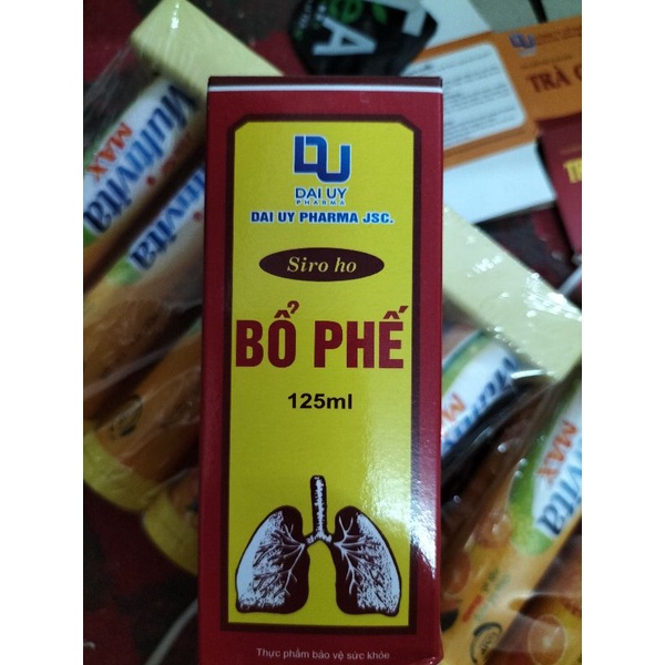 Siro Bổ Phế Đại uy giúp bổ phổi, giảm ho, lòng đờm,
