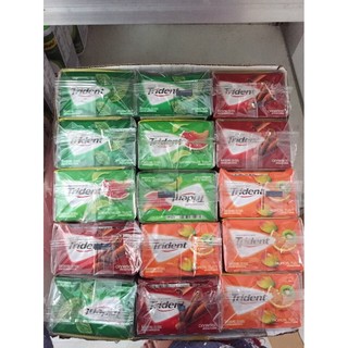 Combo 10 kẹo cao su chewing gum trident của mỹ