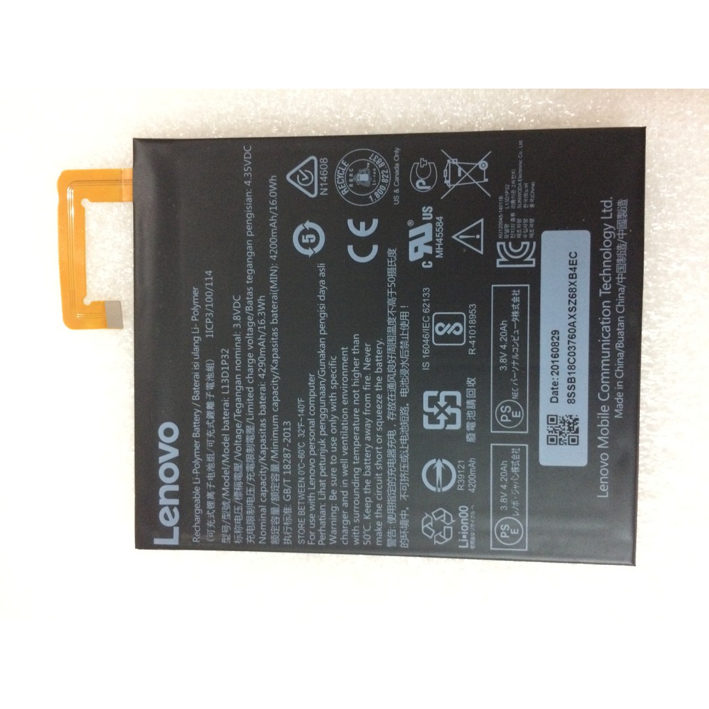 Pin Lenovo Tab3 850M (hàng nhập khẩu) - tab 3 850