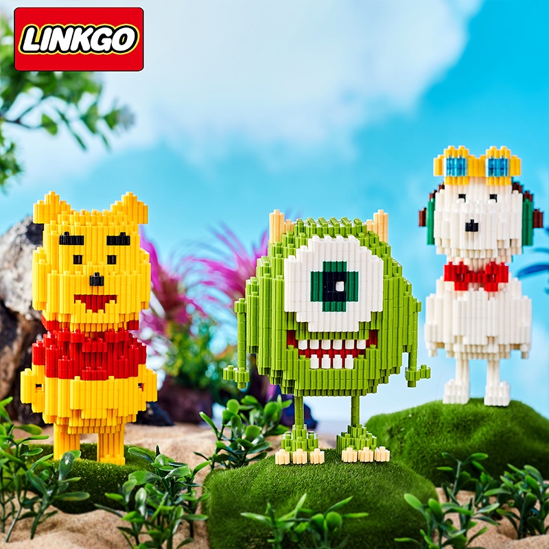 Mô Hình Đồ Chơi Lắp Ráp Ba Chiều Bằng Nhựa Họa Tiết Hoạt Hình Dành Cho Trẻ Em Và Người Lớn