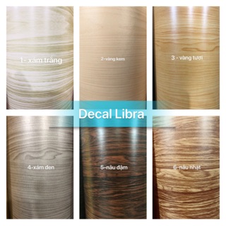 Combo 6 mét decal vân gỗ các mẫu loại dày đẹp