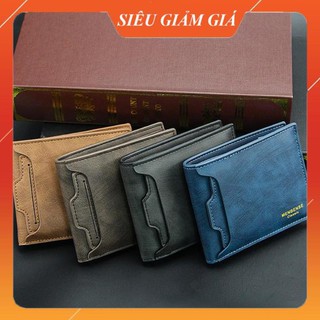 Ví Nam Ngang 💖 FREESHIP 💖 Ví Nam Ngang Cao Cấp Cực Sang Trọng 4 Màu Menbense  - Chất Liệu Da Cao Cấp, Bền Bỉ