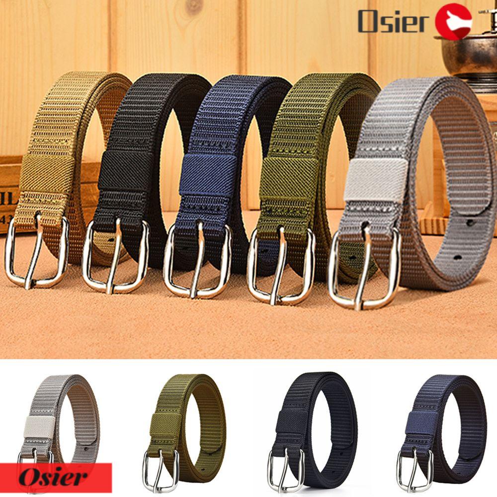 1 Thắt Lưng Vải Canvas Co Giãn Phong Cách Thể Thao Thời Trang Cho Nam Và Nữ