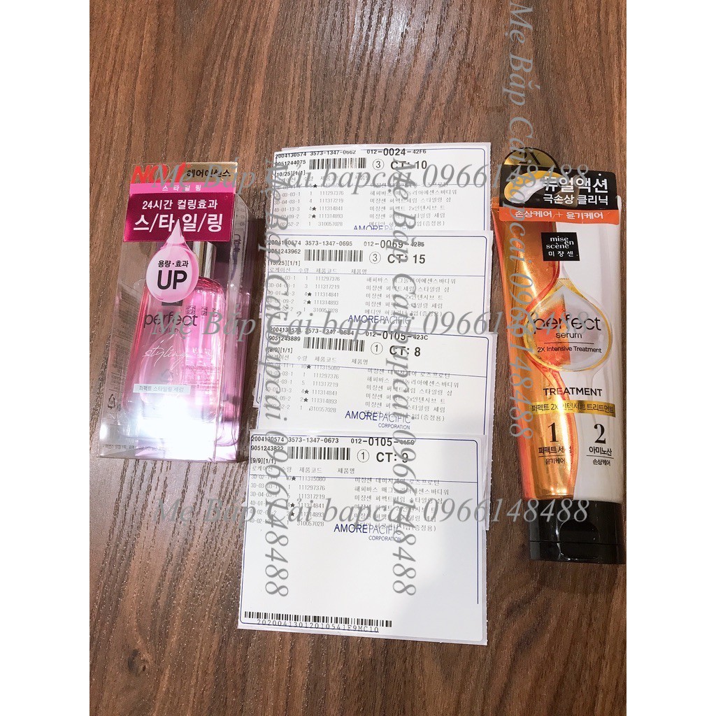 MBC M90 Tinh chất dưỡng tóc Mise en Golden Morocco các loại