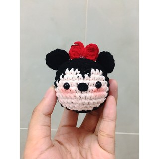 Móc khoá chuột Mickey handmade bằng len