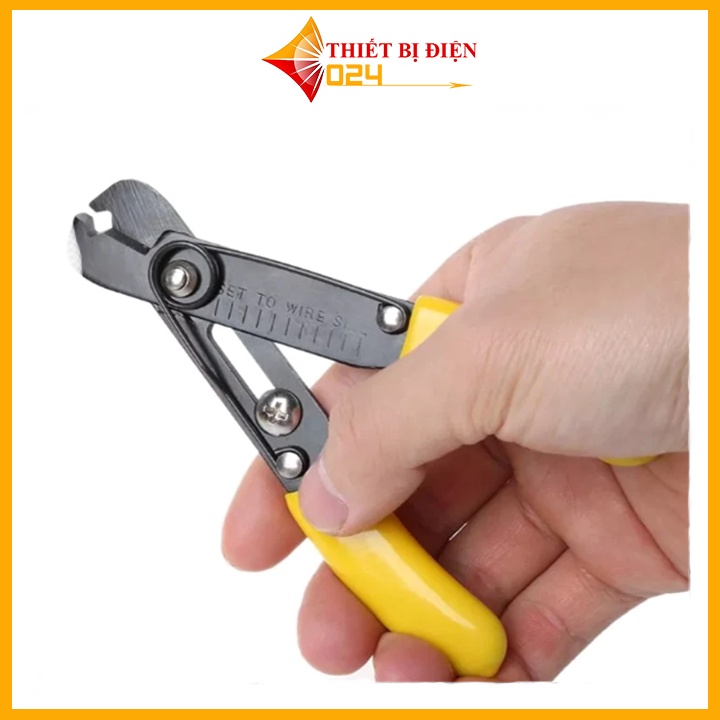 Kìm Cắt Tuốt Cáp, Dây Điện Mini Wynn's WS2502
