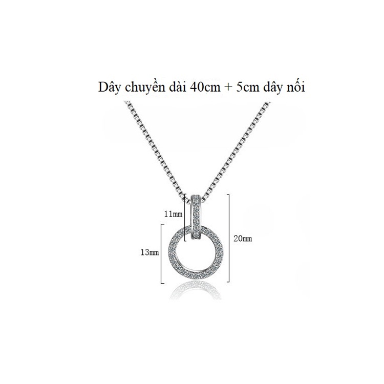 Dây chuyền thời trang nữ bạc Ý S925 xinh xắn - DC115