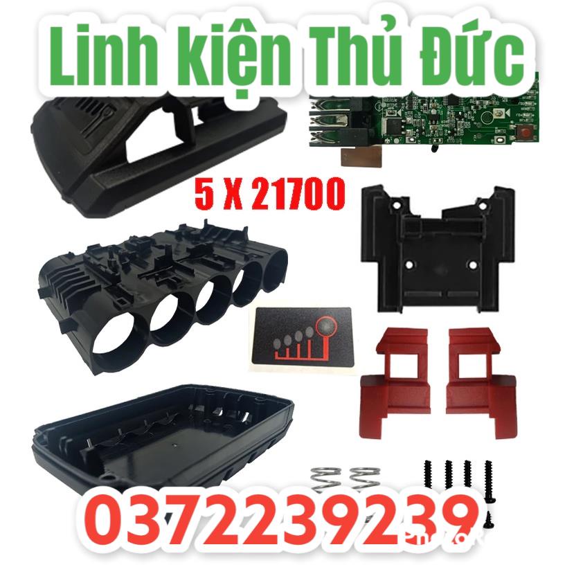 Lktd BN. Vỏ mạch Milwaukee 5s-1p 18V 4AH cell 21700, nhận sạc zin.