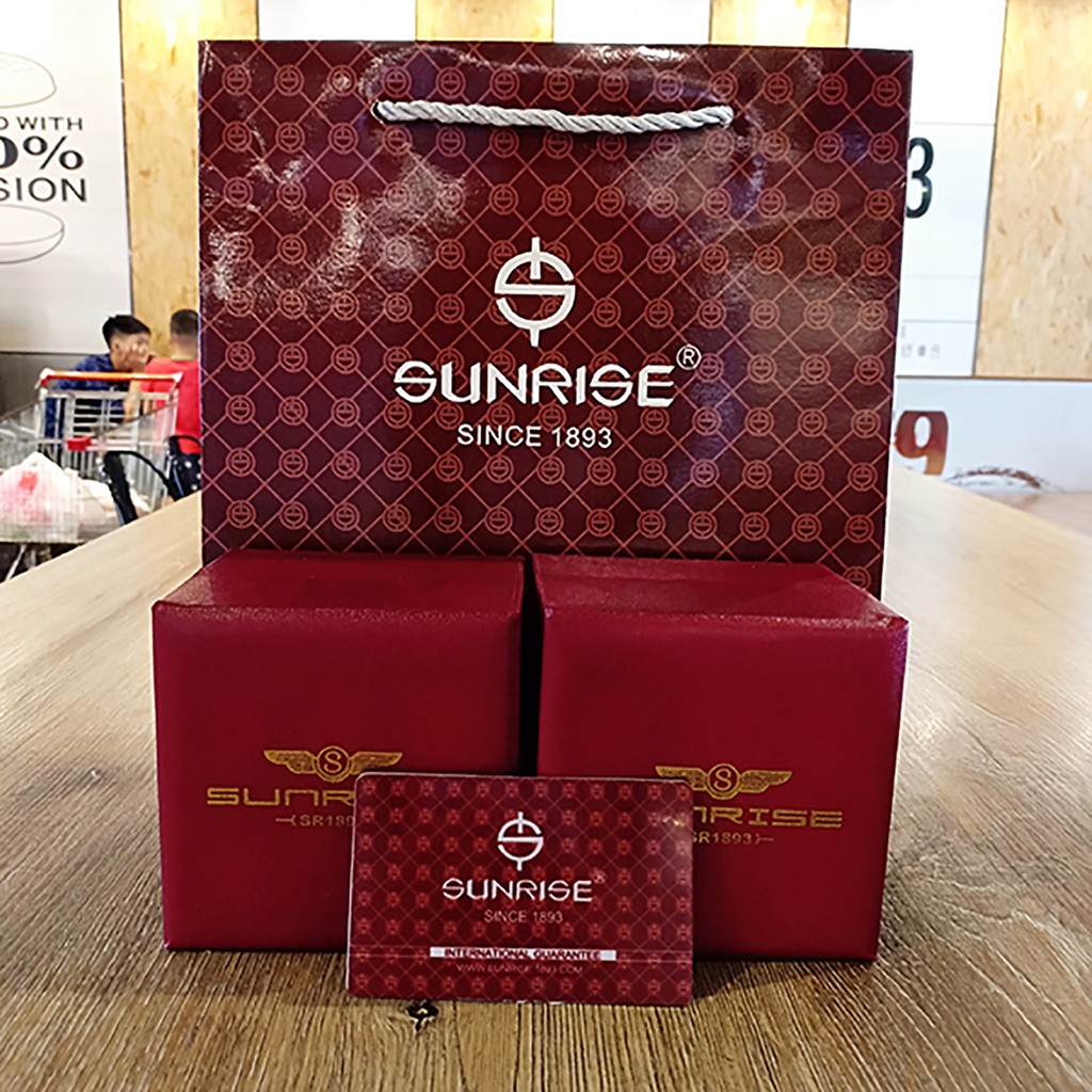 Đồng Hồ Nam Sunrise 1138SA [ Chính Hãng Full Box ] Sapphire Chống Xước , Chống Nước