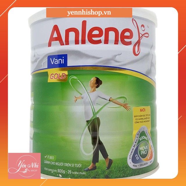 Sữa bột Anlene Gold 800g trên 40 Tuổi