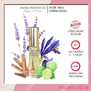 Nước hoa nam, tinh dầu nước hoa pháp giò m 12ml - mạnh mẽ, nam tính