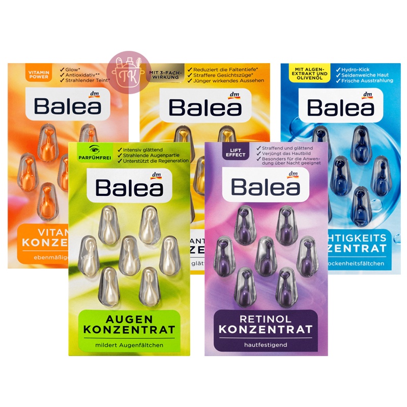 [Đủ Màu] Viên Nang Dưỡng Da Balea Nội Địa Đức