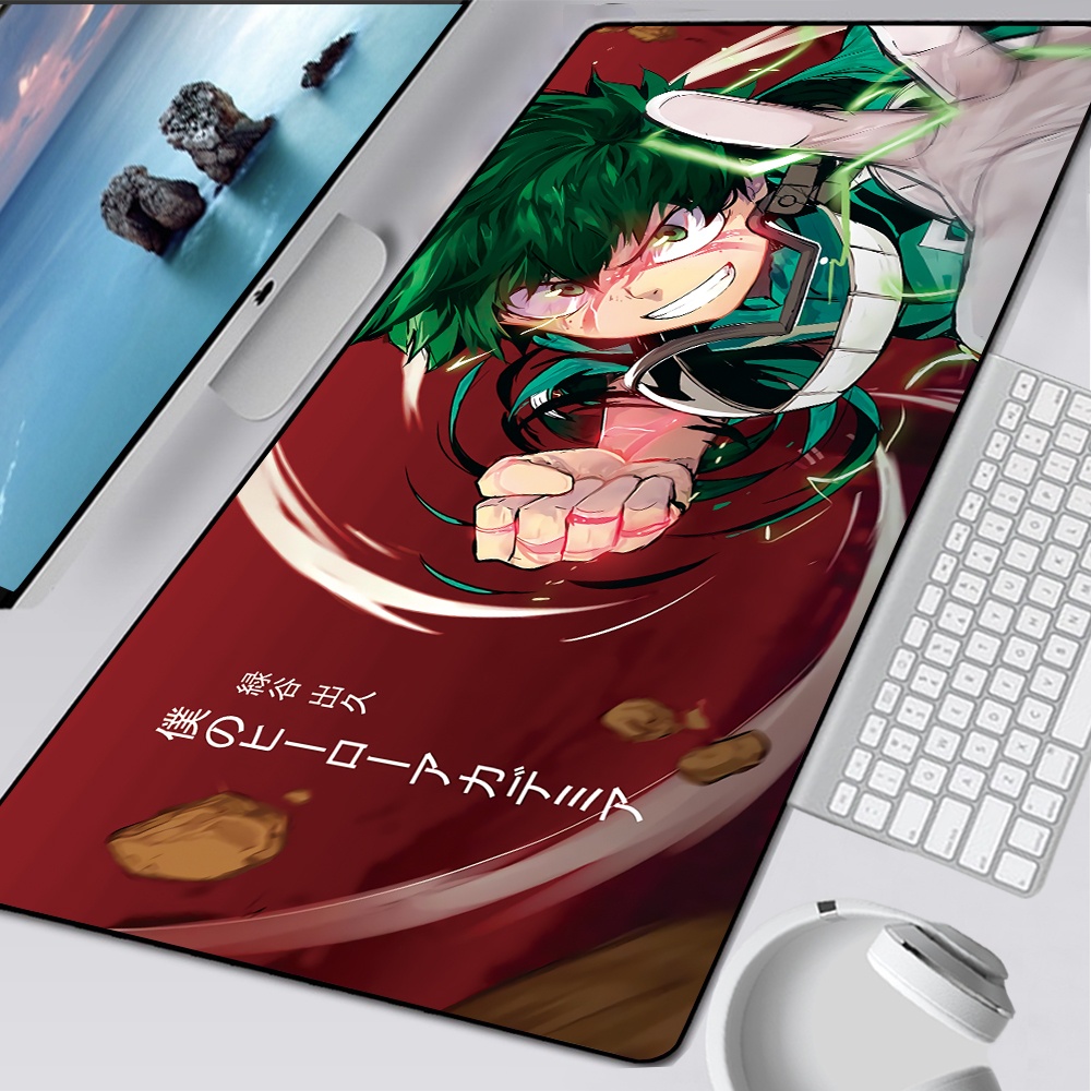 Tấm Lót Chuột Và Bàn Phím Cỡ Lớn In Hình Anime My Hero Academia