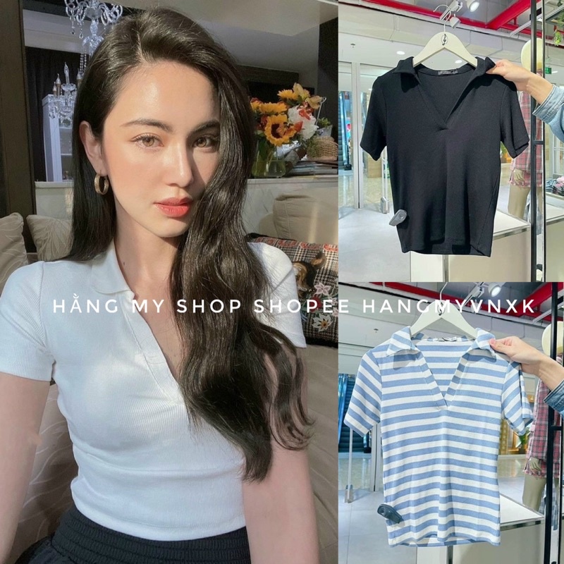 Áo Phông Cổ V Polo hàng vnxk Chất Đẹp