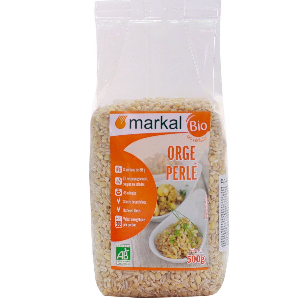 Hạt lúa mạch Ngọc trai (Ý dĩ) hữu cơ 500g - Markal