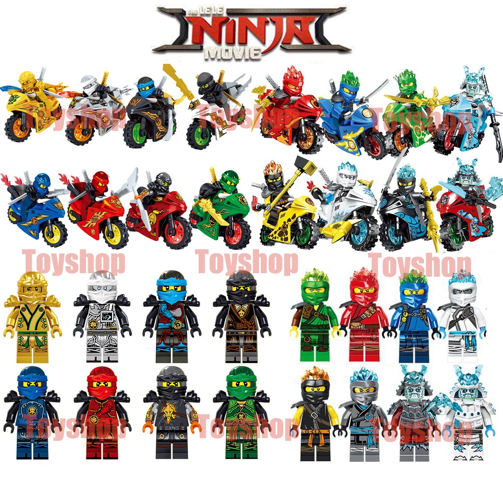 Set 16 Mô Hình Mô Tô Ninjago 31050 + 61015