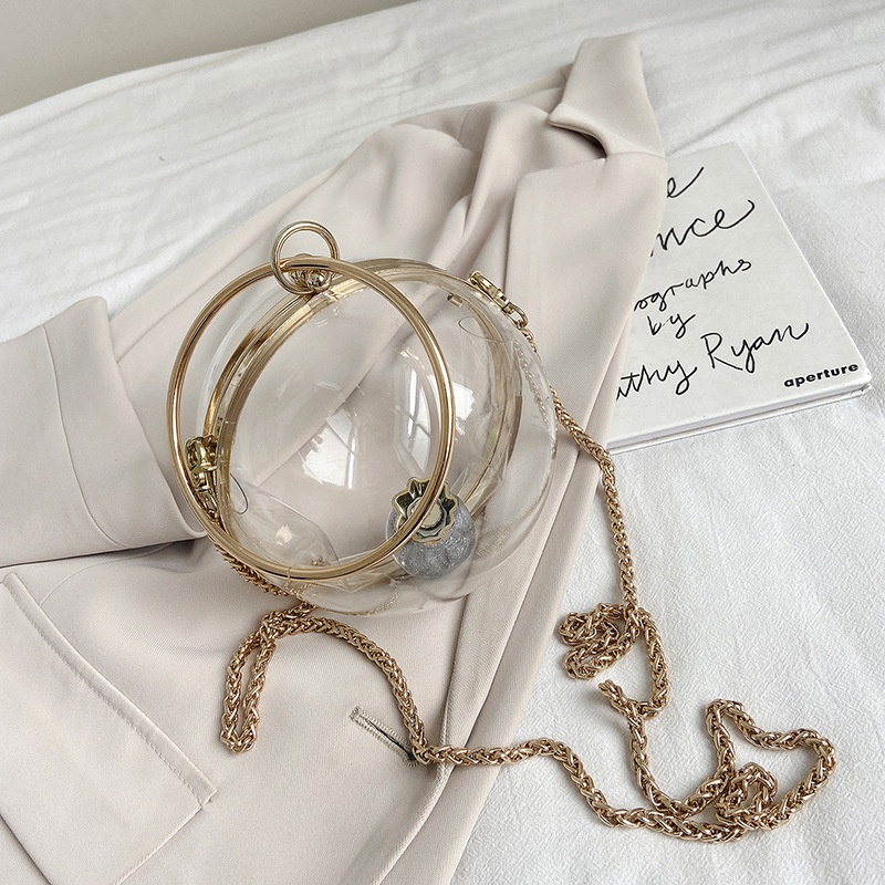 IELGY Túi Đeo Chéo Vai Trong Suốt Thời Trang Dành Cho Nữ