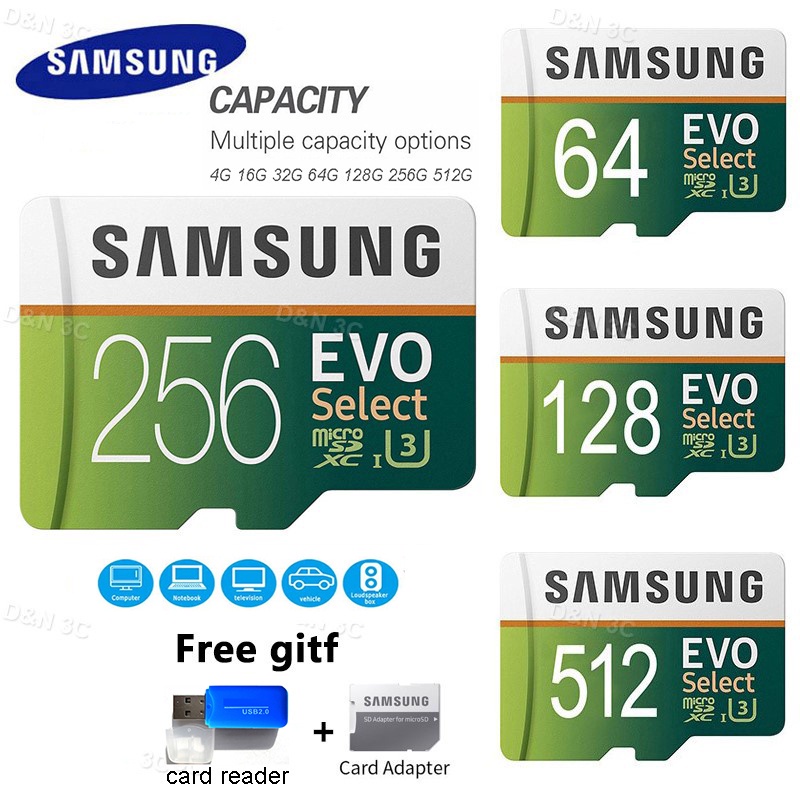 SAMSUNG Thẻ Nhớ TF 32G / 64G / 128G / 256G / 512G