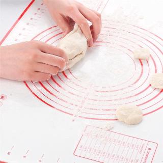 Non-Stick Silicone Silicon Baking Bake Bakery Mat Mats Sheet Sheets Tools Tool Heat Resistance Table Placemat Pad Pastry Board Rolling Dough Mats with Measurement Oven Liner