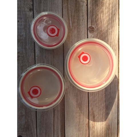 Bộ Thố Sứ 3 Cái Hút Chân Không Quà Tặng Nutifood