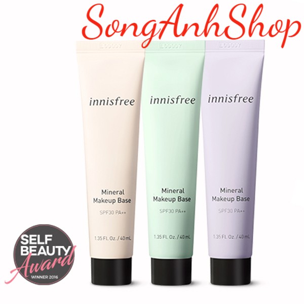 Kem Lót 4 Trong 1 Innisfree Mineral Make Up Base SPF30/PA++ 40ml