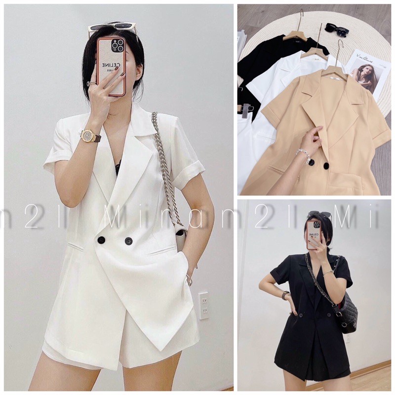 🍂Set Vest basic 2 món ( ảnh thật, cận chất)