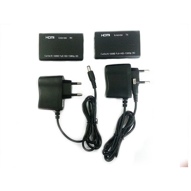 Bộ truyền HDMI 150M bằng sợi Cáp LAN Cat5, Cat6