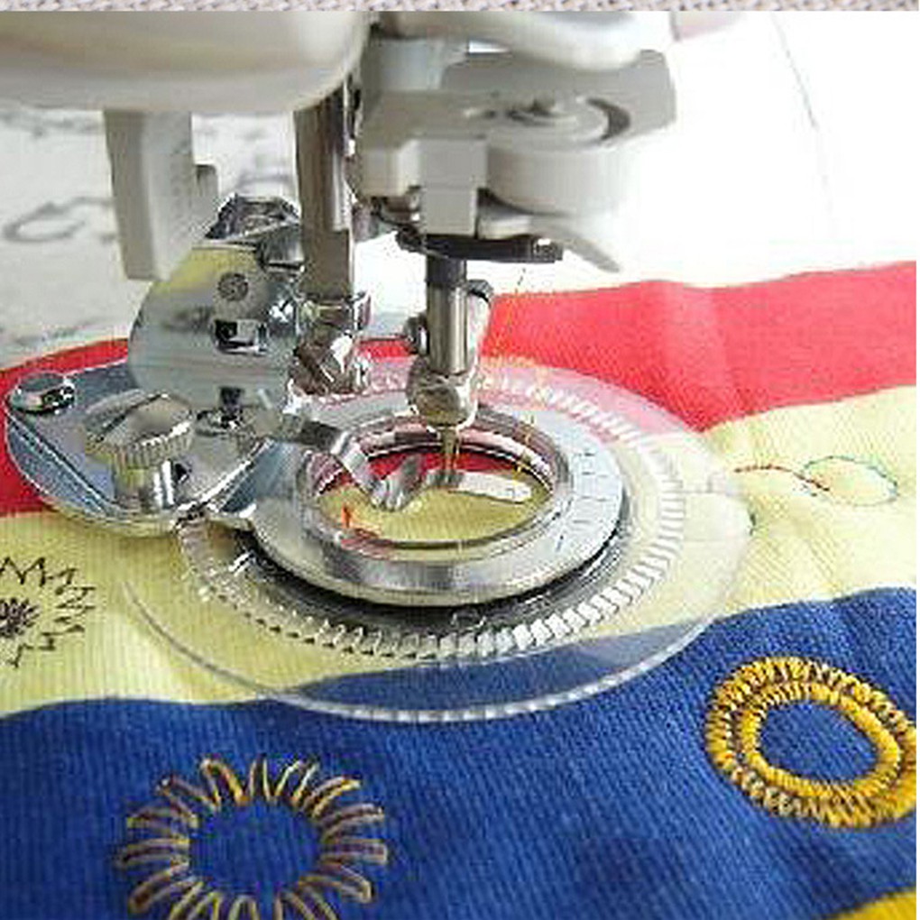 Chân vịt thêu hoa cho máy may Singer / Janome / Brother