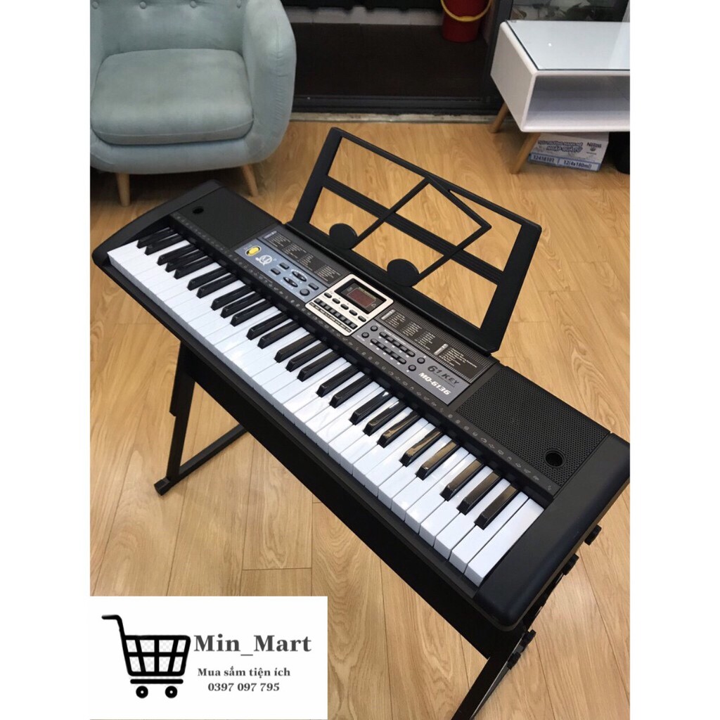 Đàn Piano Điện Tử Cho Người Mới Học Đàn Organ Electronic Keyboard 61 Phím