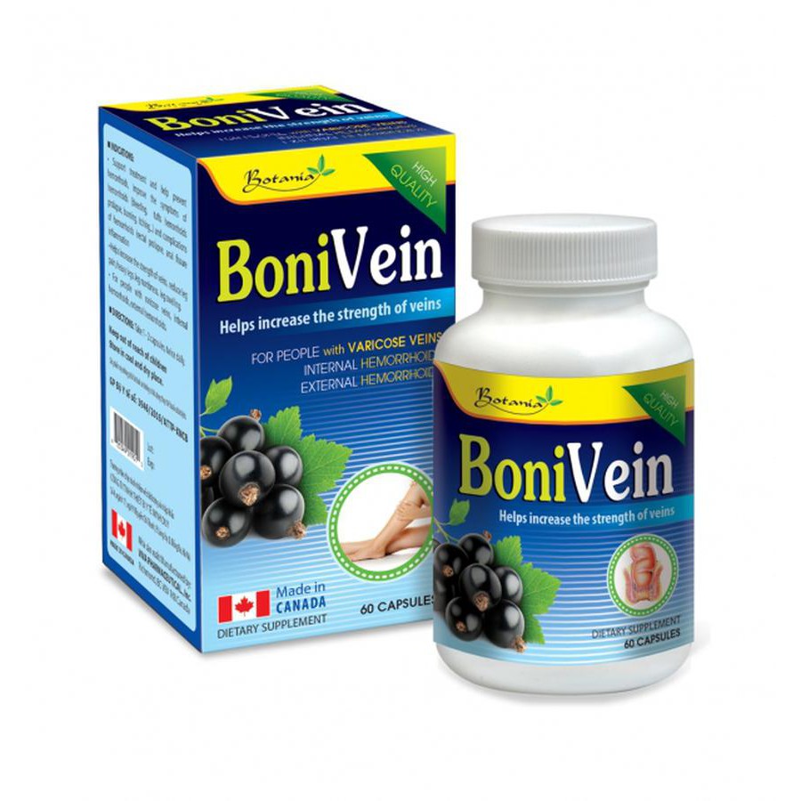 BoniVein Hộp 30 viên - Hỗ trợ điều trị trĩ, giãn tĩnh mạch